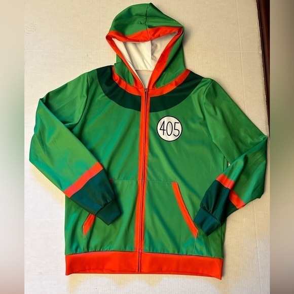 Hunter X hunter cosplay zip up Anime style hoodie zip up jacket Sz-L.  V18 - Picture 3 of 7